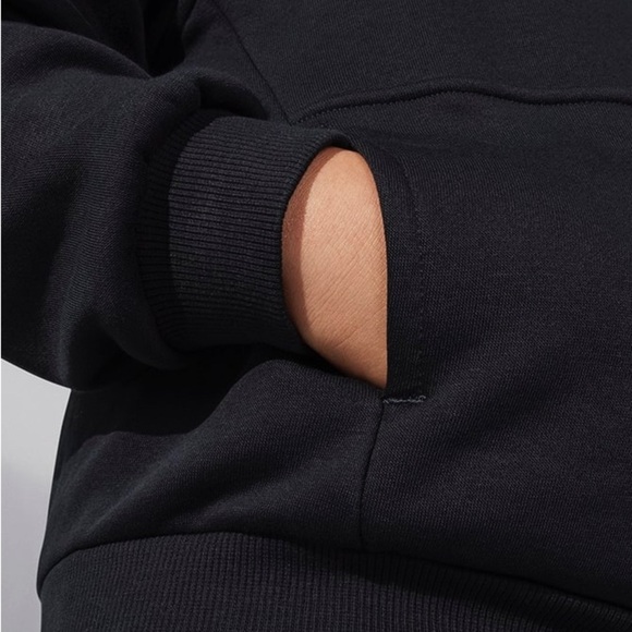 New Nike Kids Black and White Logo Hoodie - Picture 2 of 7